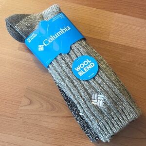 NWT Columbia Wool Blend Crew Socks